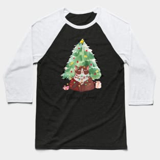 Meowy Catmas Baseball T-Shirt